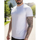 Camisa Básica Masculina Algodão Slim Fit Blusa Premium Lisa - PERFEITA PARA O ANO NOVO 🔥 [ENTREGAMOS ANTES DO ANO NOVO]