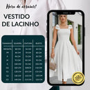 Vestido Longo De Linho Com Lacinho No Ombro - PERFEITO PARA O ANO NOVO🔥 [ENTREGAMOS ANTES DO NATAL]