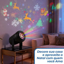 KIT - Projetor de Luz + Brindes [Bola de Natal e Estrela] para enfeitar sua árvore