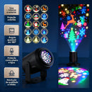 KIT - Projetor de Luz + Brindes [Bola de Natal e Estrela] para enfeitar sua árvore